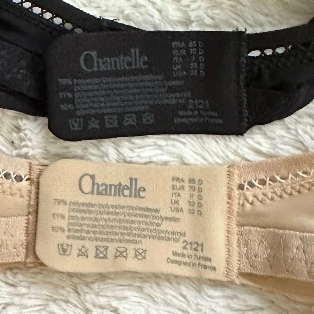 Chantelle No Wire Spacer T-Shirt Bra Bundle (2121) NWT